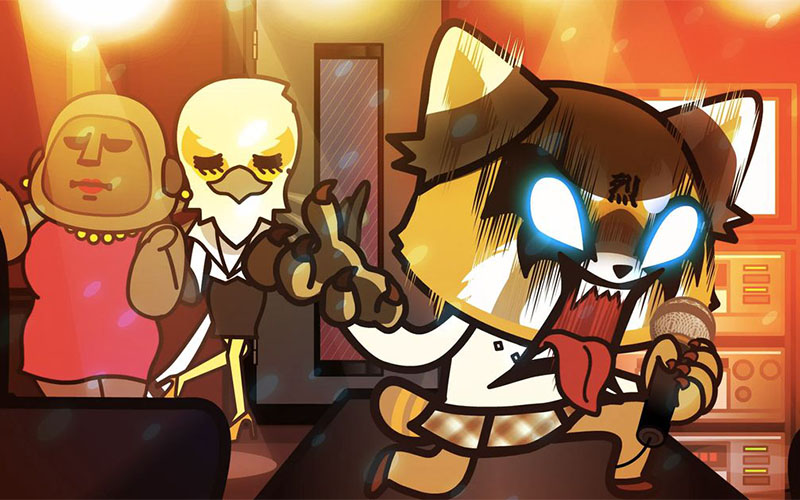 Aggretsuko: soms moet je frustraties gewoon uitschreeuwen