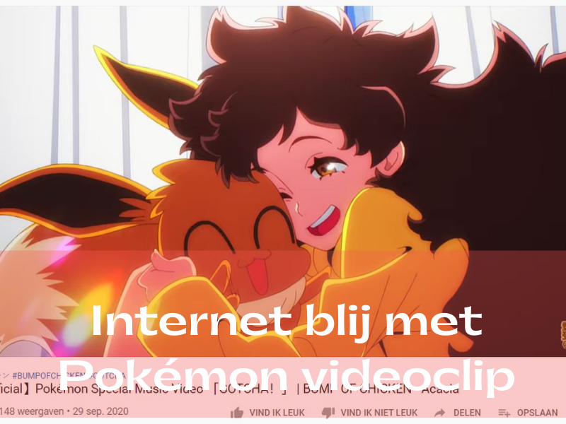 Internet verrast met Pokémon videoclip van BONES